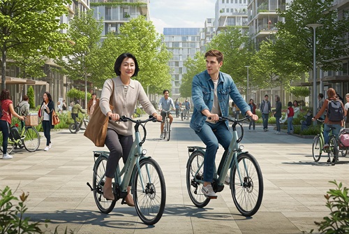 E-Bikes in der nachhaltigen Stadtentwicklung