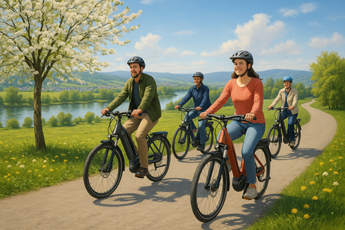 Die schönsten E-Bike-Touren im Frühling: Natur erleben auf zwei Rädern